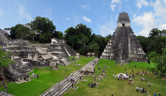 Maya ruins in Tikal