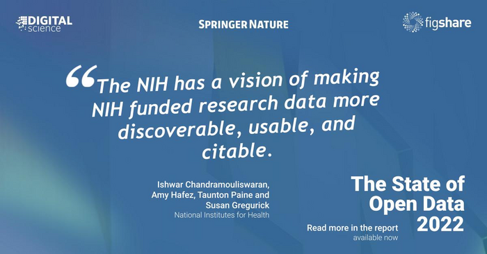 State of Open Data 2022 - Quote from NIH