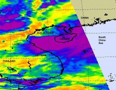 NASA Infrared Image of Haima