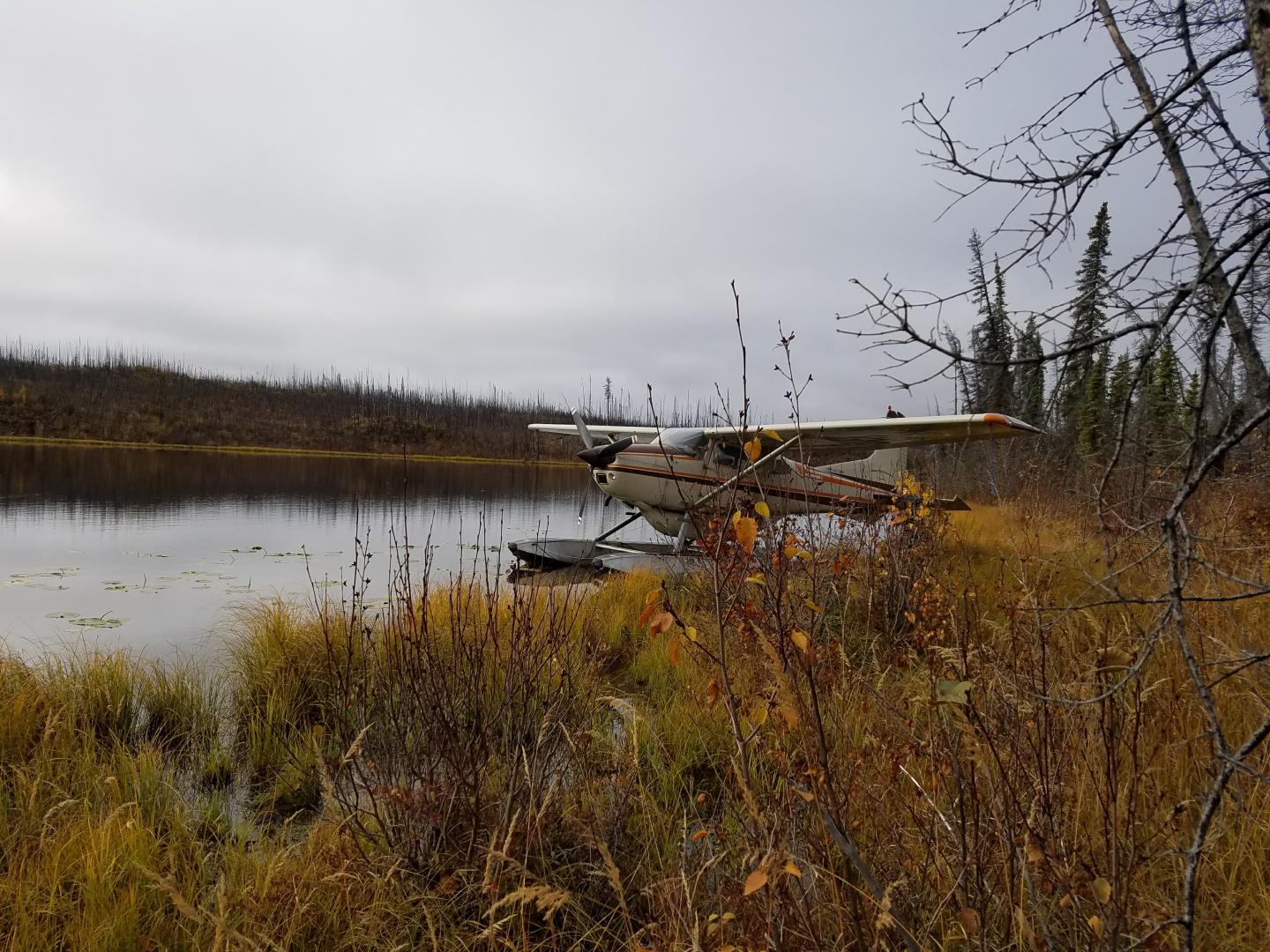 Float Plane on Lake
