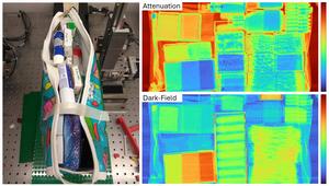 Imaging materials inside a bag