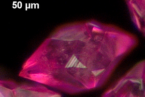 pink crystals