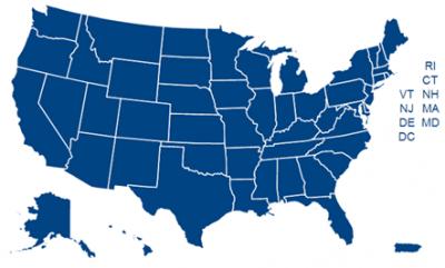 NIH US Map