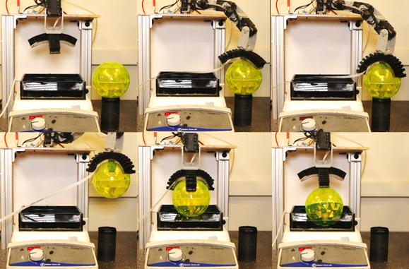 Robot Arm Tastes With Engineered Bacteria