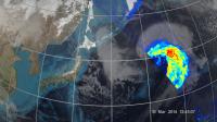 GPM Views Extra-Tropical Cyclone