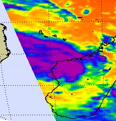 NASA Infrared Image Shows Cyclone Bingiza Hugging Coastal Madagascar