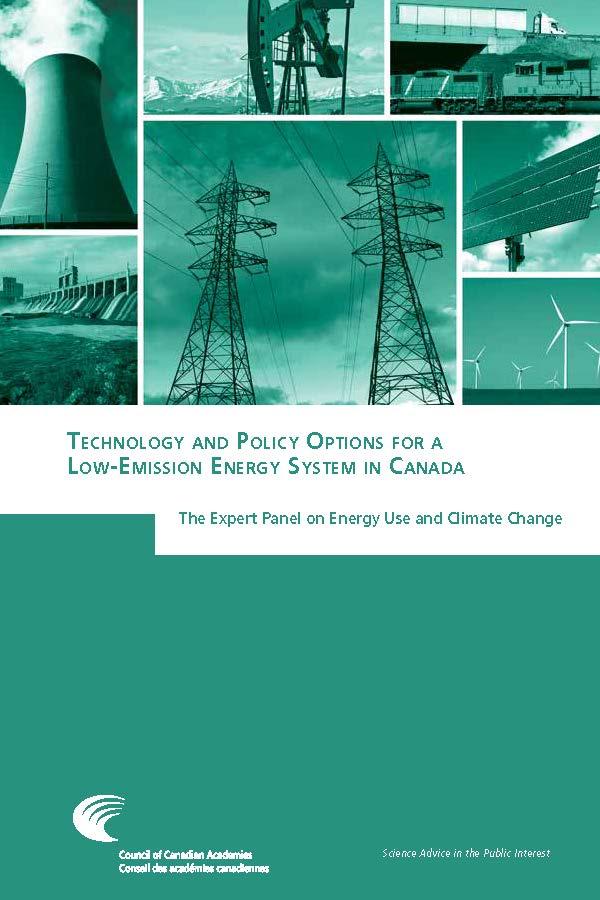 Technology and Policy Options for a Low-Emission Energy System in Canada