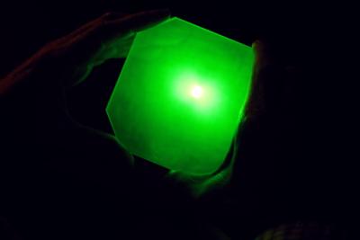 GTRI Laser Target Board High-Energy Weapon