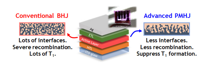 Figure 1: Picture of an organic photovoltaic cell