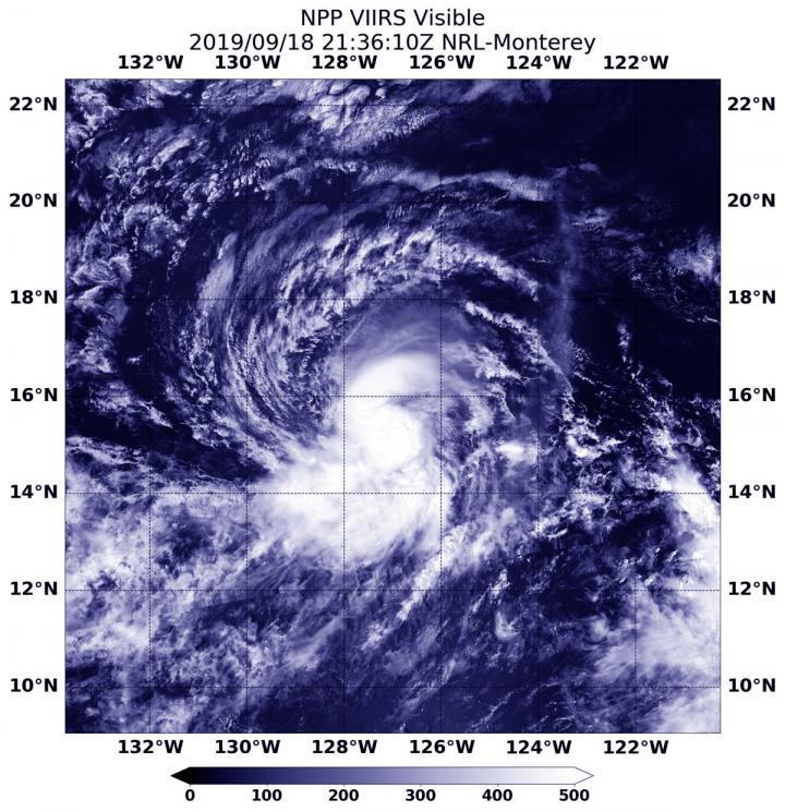 Suomi NPP image of Kiko