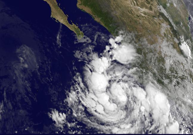 Newborn Tropical Storm Simon