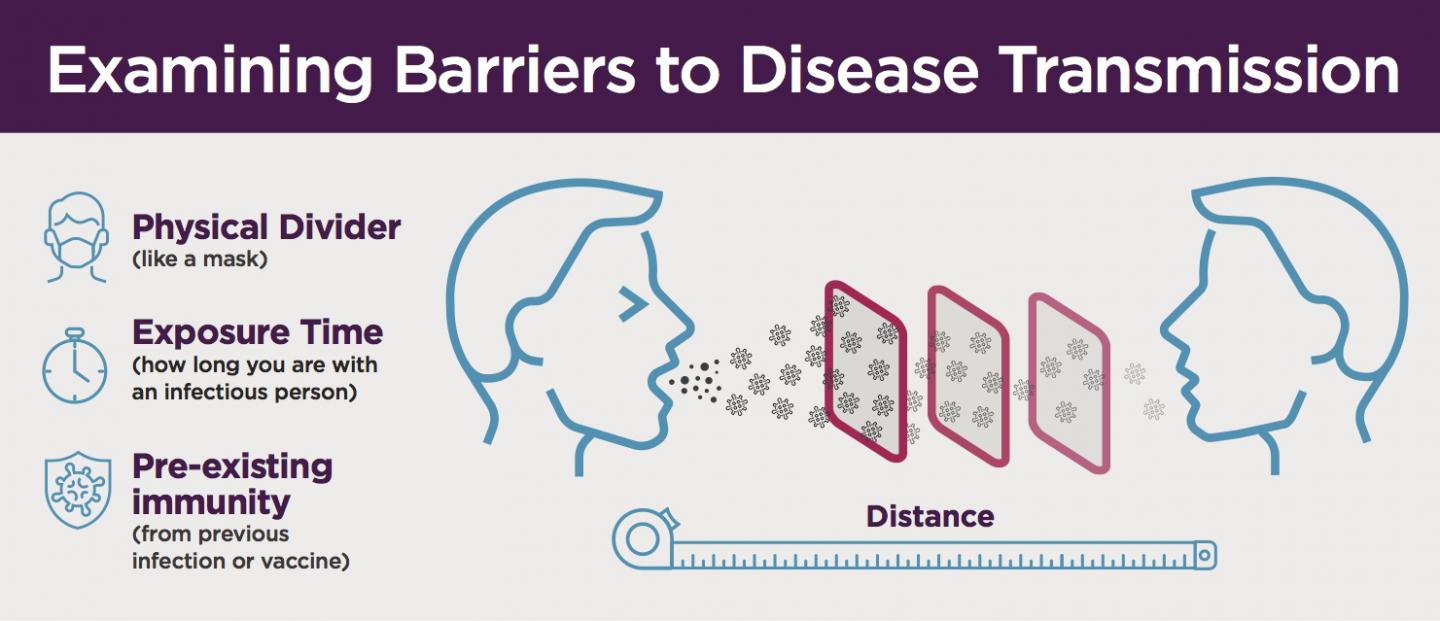 Pre-existing immunity protects against airborne spread of flu viruses