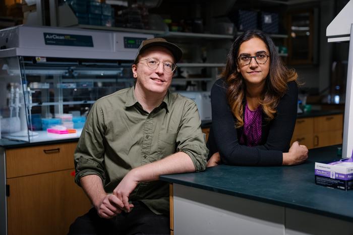 Study co-authors Paul Metzler and Bala Chaudhary, Dartmouth.