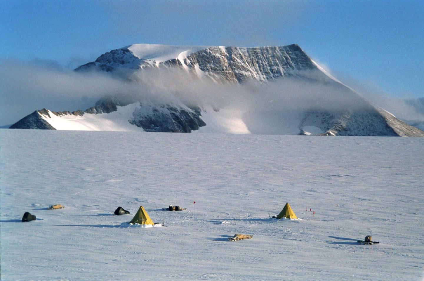 Plateau and Mountains in West Antarctica