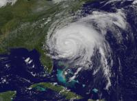 GOES-13 Satellite Image of Irene on Aug. 26, 2011 at 1:40 p.m. EDT