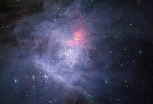 Image of the inner Orion Nebula and Trapezium Cluster by James Webb Space Telescope