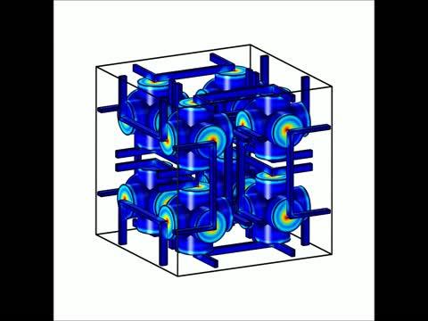 Unit Cell of Group's Mechanical 3-D Metamaterial