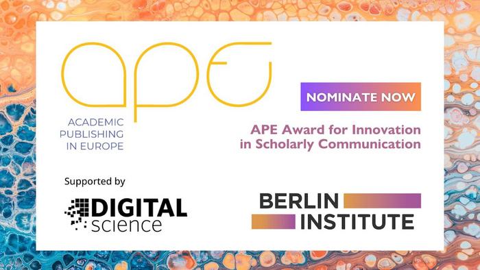 APE Award for Innovation in Scholarly Communication