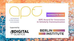 APE Award for Innovation in Scholarly Communication