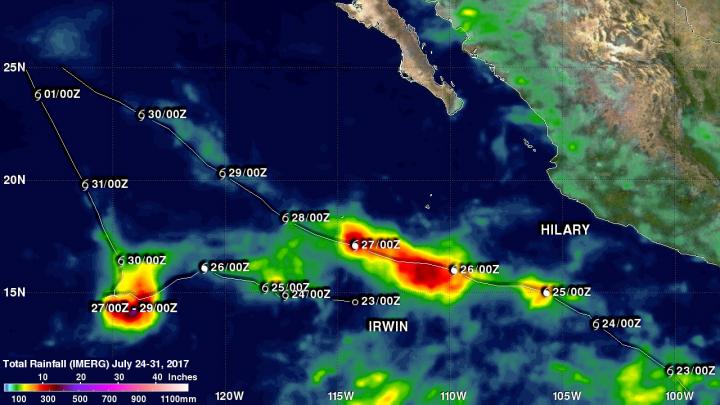 GPM Tracks Hillary and Irwin