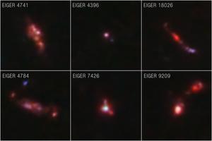 Near-infrared images of galaxies that existed when the universe was only 900 million years old