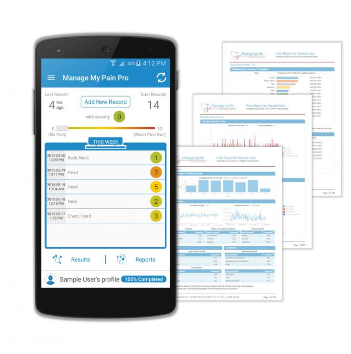 Mobile App Manage My Pain [IMAGE] EurekAlert! Science News Releases