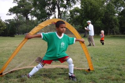 Kids Playing Soccer
