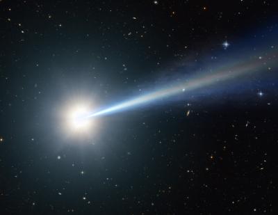 Artist's Impression of One of the Most Distant, Oldest, Brightest Quasars Ever Seen