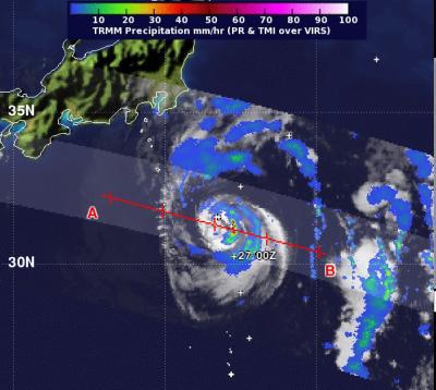 Tropical Storm Ewiniar Seen by the TRMM Satellite