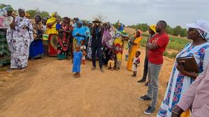 Farming community in Senegal