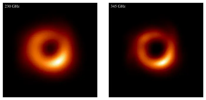 Simulation of M87* at 230 GHz and 345 GHz