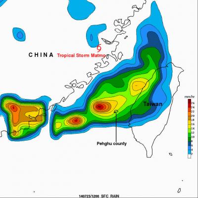 TRMM Spots Heavy Rainfall in Matmo