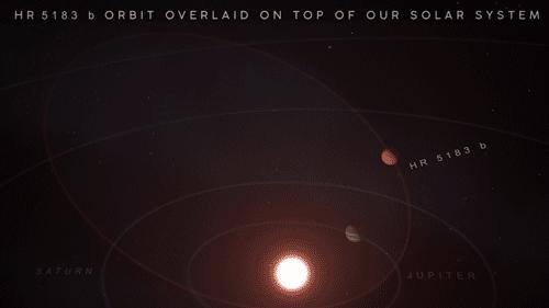 Giant Exoplanet's Bizarre Orbit