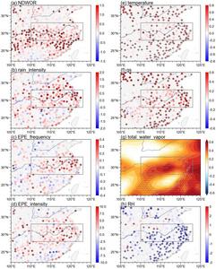 Long-term trends in factors associated with Mei-yu.