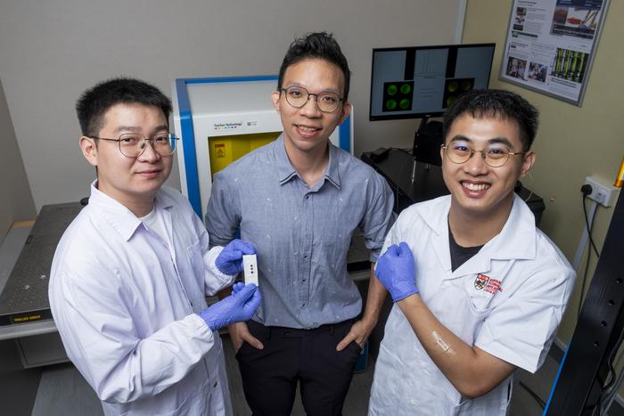 NTU Singapore scientists develop ‘band-aid’ that measures glucose levels in sweat using microlaser technology