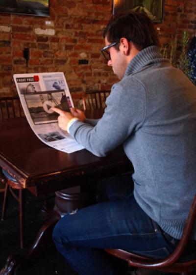 Green iPad or e-Reader