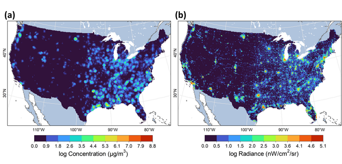 Toxics and Light Pollution Comparison