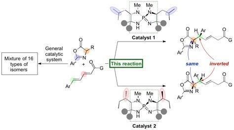 Novel organocatalytic system to selectively generate diastereomers in high yield and selectivity.