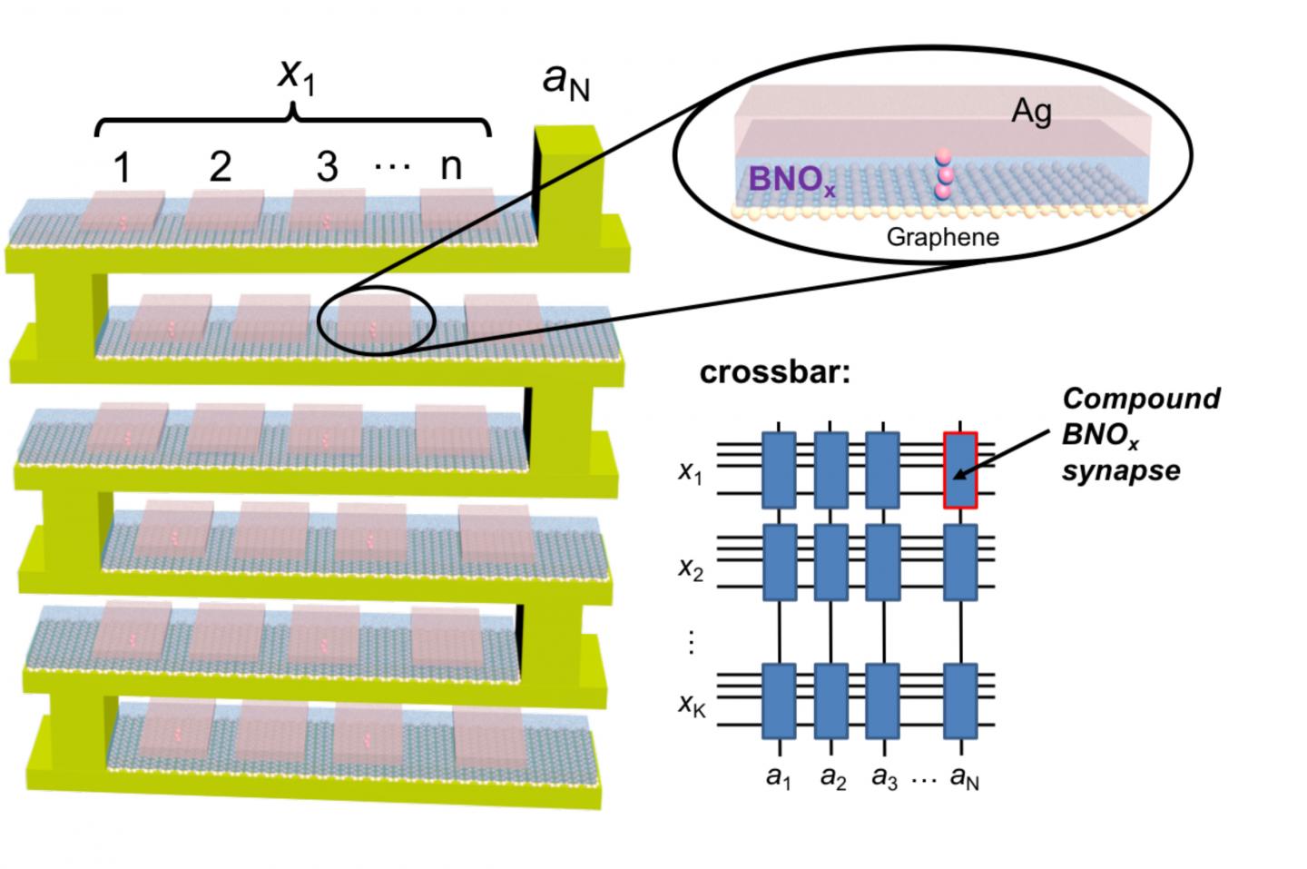 Conceptual Schematic of the 3D Implementation of Compound Synapses
