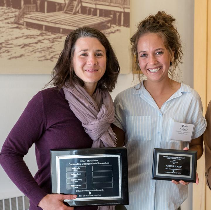 Trudy Oliver and Abbie Ireland, Huntsman Cancer Institute