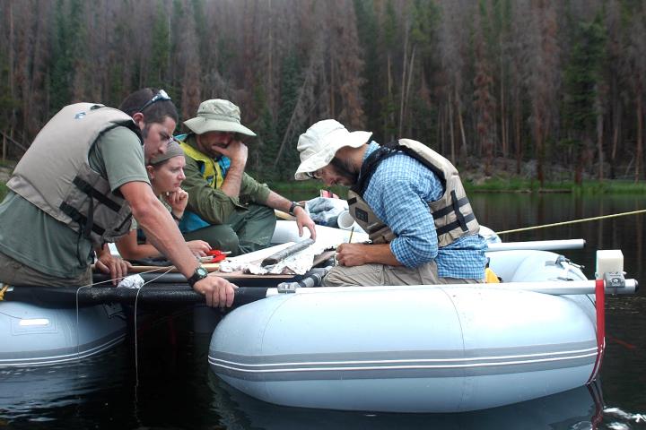 Coring Chickaree Lake