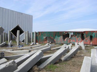 Containers as Projectiles