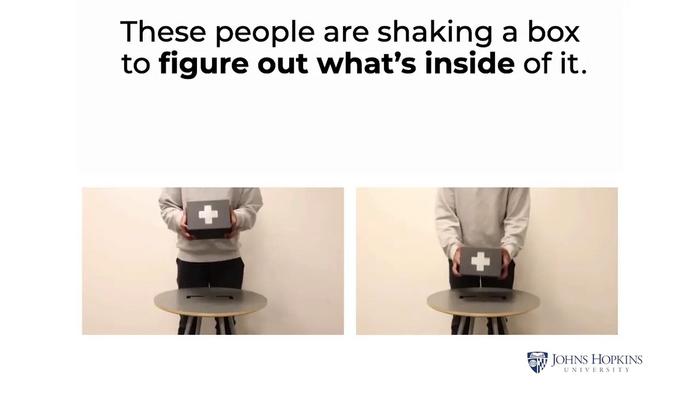 Why are these people shaking the box? VIDEO