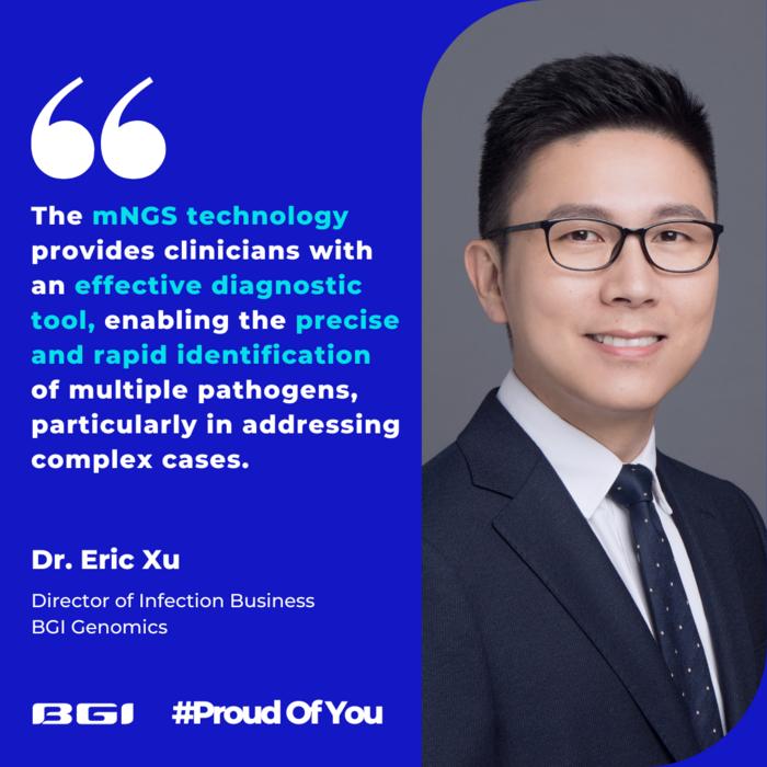 Dr. Eric Xu from BGI Genomics