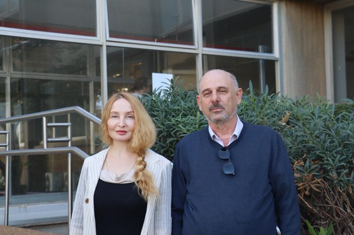 (Left to right): Dr. Olga Khabarova & Prof. Lev Eppelbaum