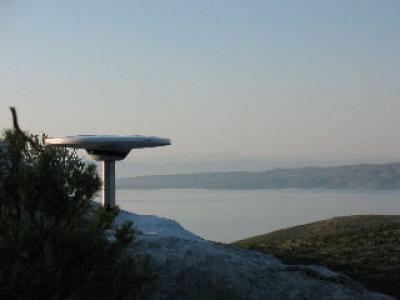 Geodesy Antenna on Dalmatian Island