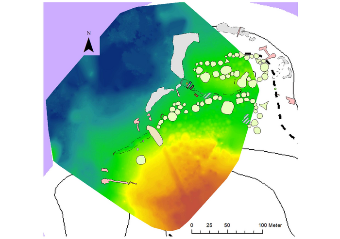 Digital model of the site [IMAGE] | EurekAlert! Science News Releases