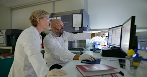 Professor Nina Tirnitz-Parker and Dr Rodrigo Carlessi, from Curtin University