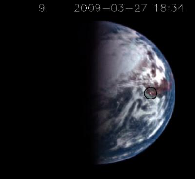 A Sun Glint on Earth