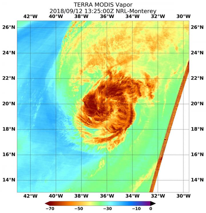 NASA looks at Hurricane Helene's water vapor EurekAlert!